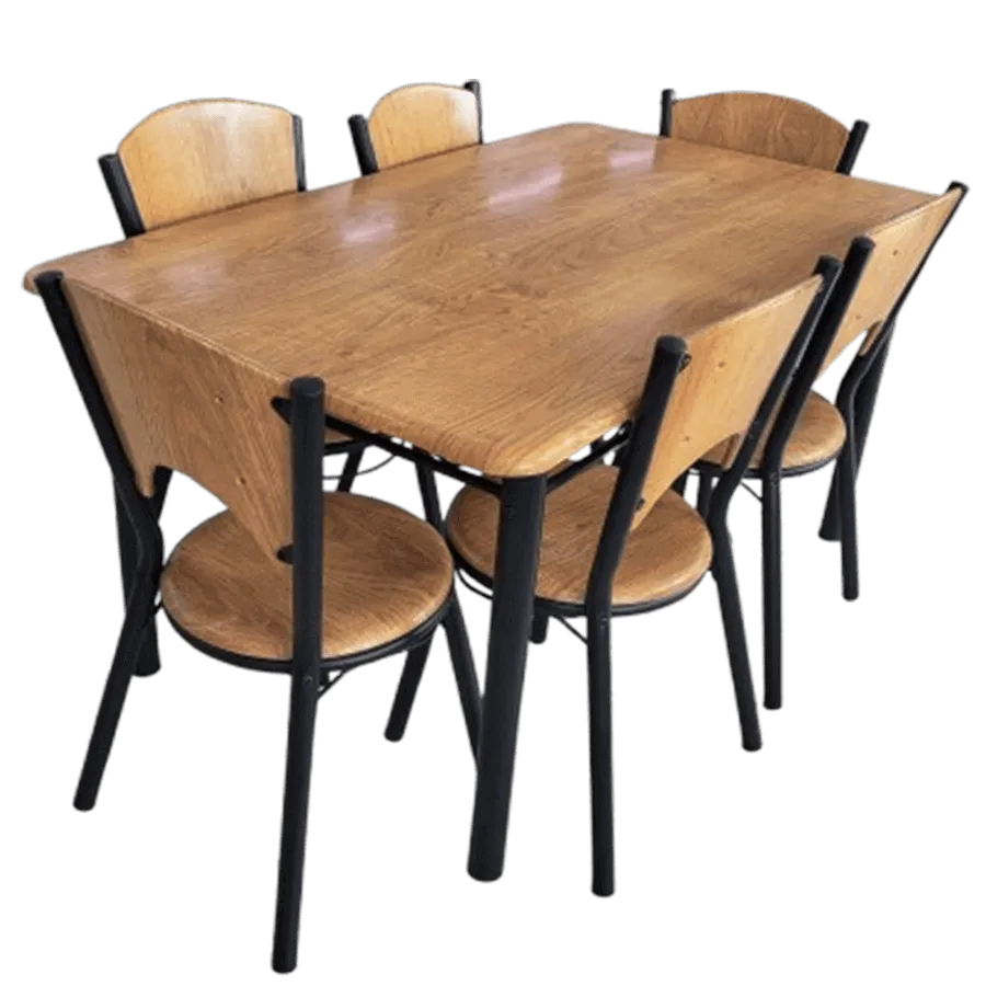 Dinner Table W/Chairs 1 6 Ds0720