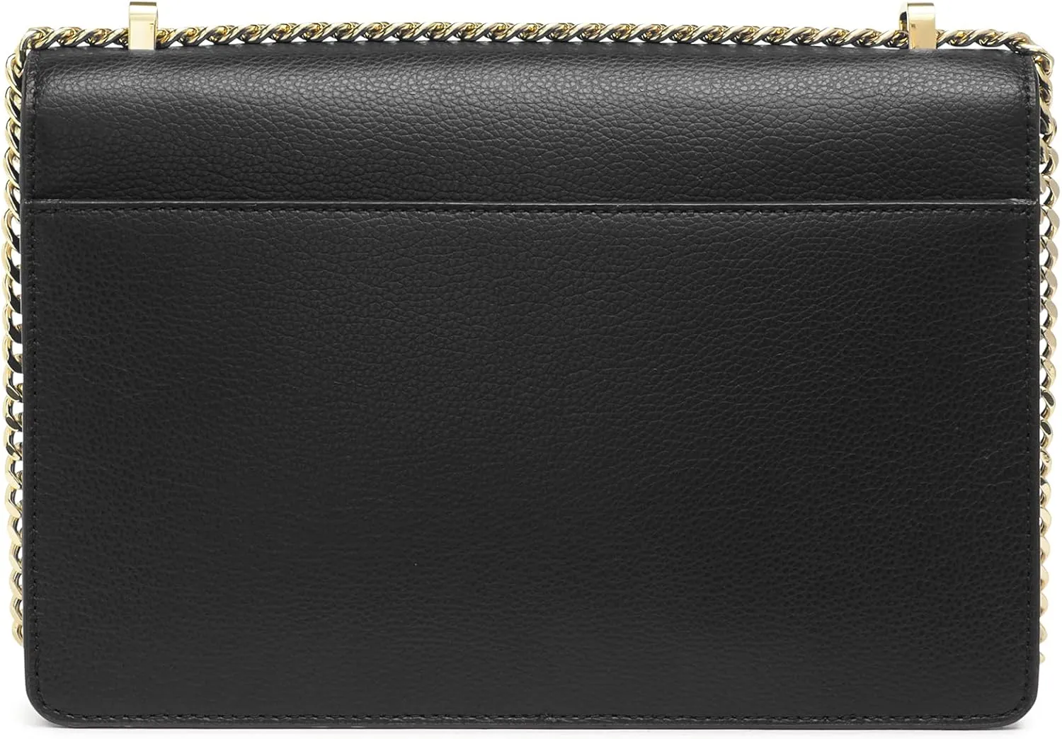 DKNY womens Elissa Leather Shoulder Bag with Logo Charm
