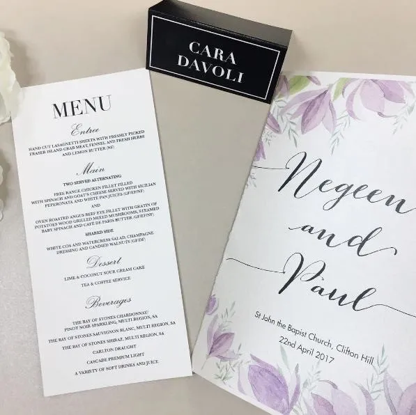 DL Menu Design