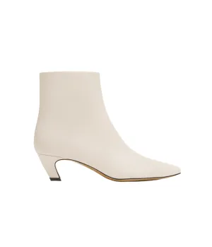 Dora Ankle Boot in Crema Leather