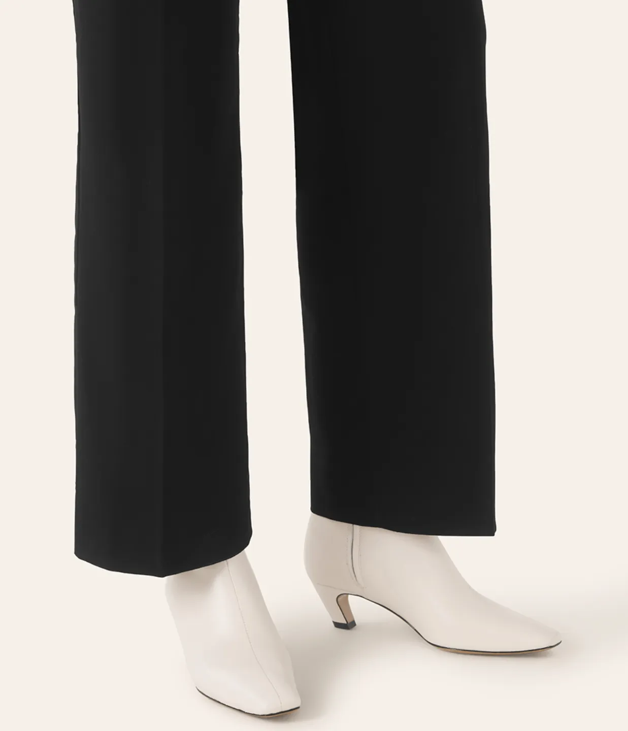 Dora Ankle Boot in Crema Leather