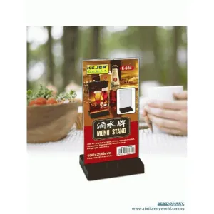 Double Sided Acrylic Menu Stand K684