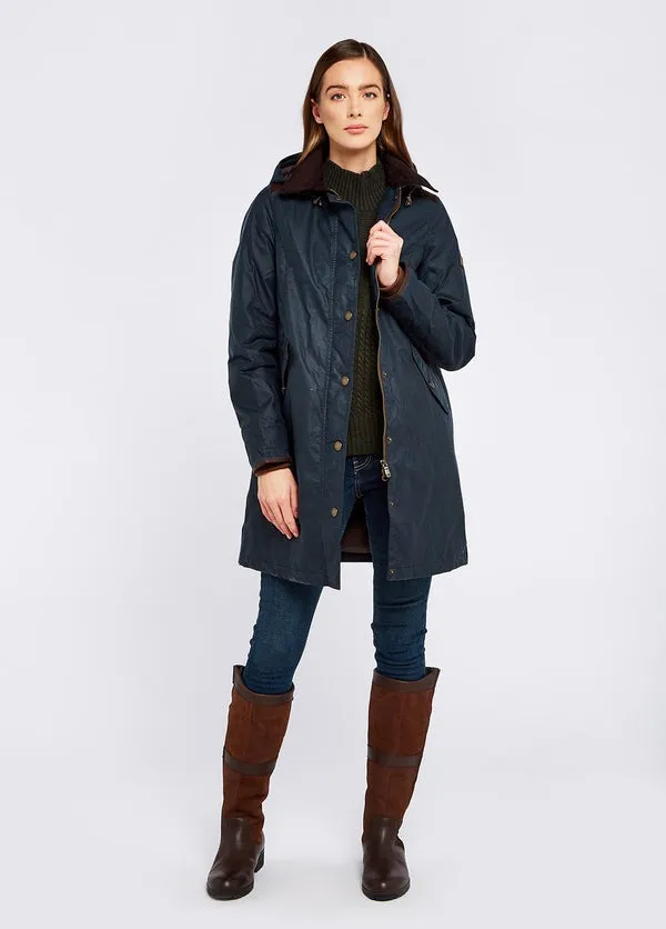 Dubarry Ormond Wax Coat - Ocean Blue