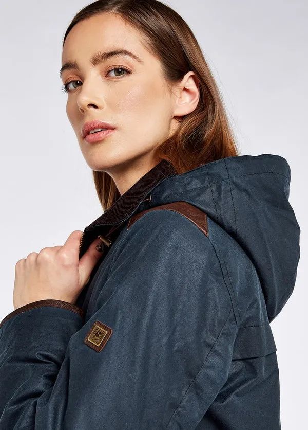 Dubarry Ormond Wax Coat - Ocean Blue