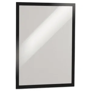 Durable® Duraframe Sign Holder, 11 X 17, Black Frame, 2/pack