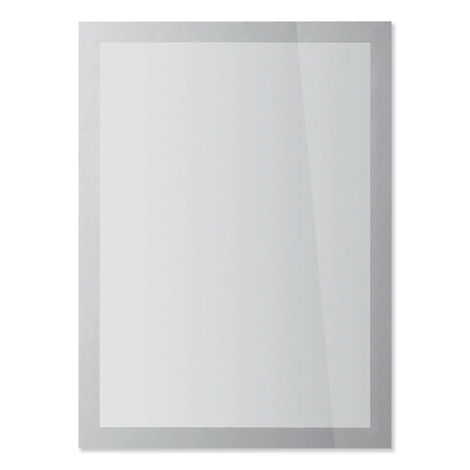 Durable® Duraframe Sun Sign Holder, 8.5 X 11, Silver Frame, 2/pack