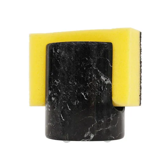 Durable Marble Sponge Holder - Black