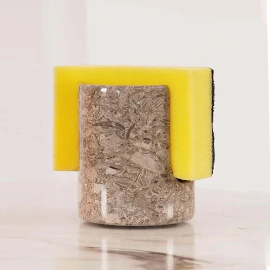 Durable Marble Sponge Holder - Grey