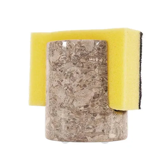 Durable Marble Sponge Holder - Grey
