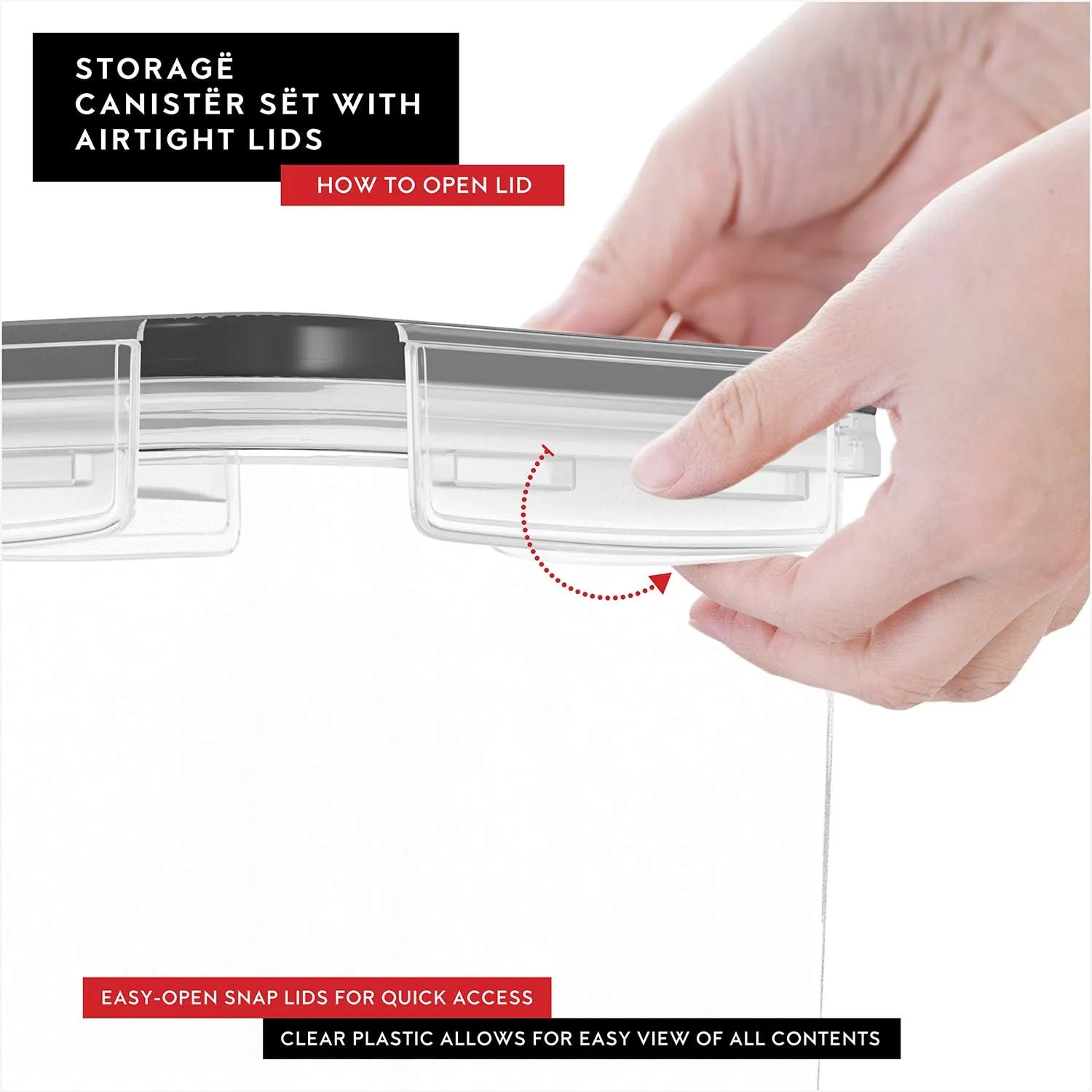 DWËLLZA KITCHEN Cereal Containers Storage - 4 Pack Cereal Dispenser Airtight Food Storage Containers BPA-Free Pantry Organization and Storage, Canister for Flour & Sugar 1 Marker 8 Labels (135.2oz)