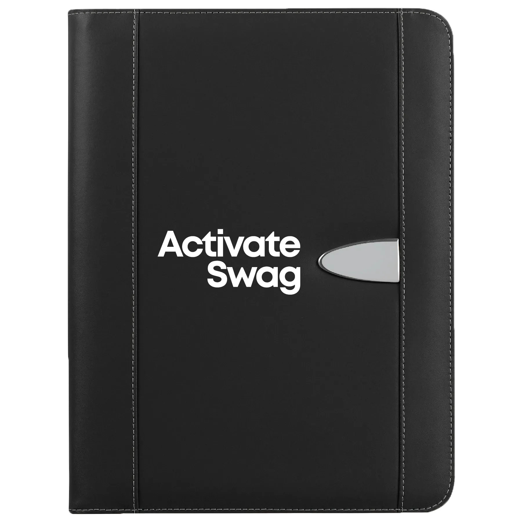 Eclipse Bonded Leather Zippered Portfolio with Calculator