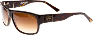 ED HARDY Tiger Head Tortoise with Leather Case