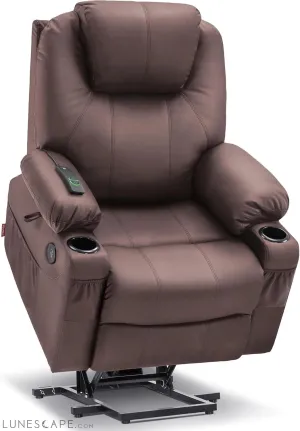 Electric Power Lift Recliner Chair Sofa with Massage and Heat for