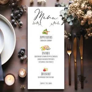 Elegant Dinner Menu