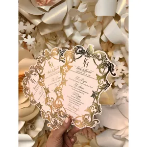 Elegant Gold Foil Menu