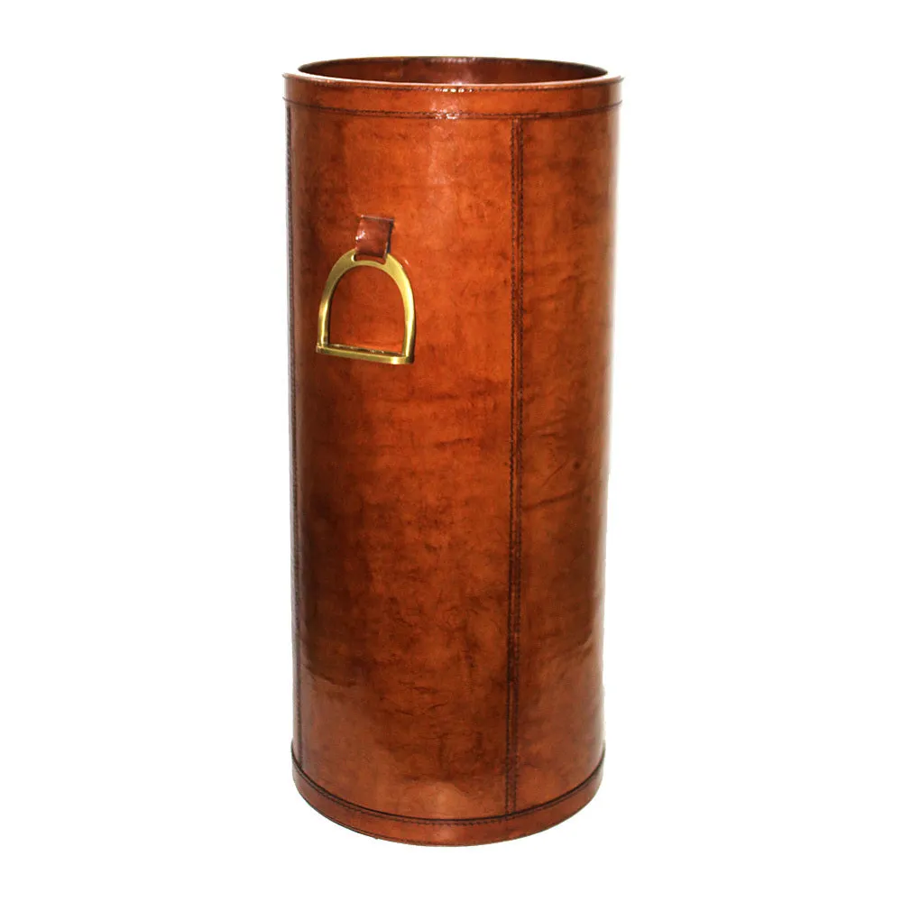 Elegant Leather Umbrella Holder Stirrup Handles (Available in 5 Colours)