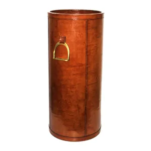 Elegant Leather Umbrella Holder Stirrup Handles (Available in 5 Colours)