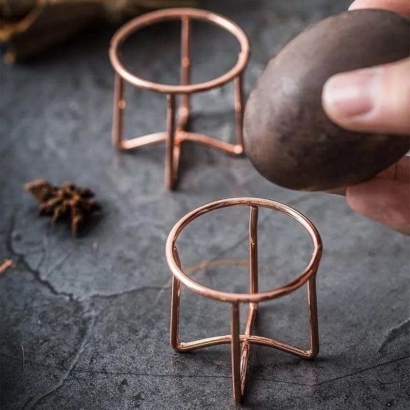 Elegant Metal Egg Holder Set - 3 Pieces