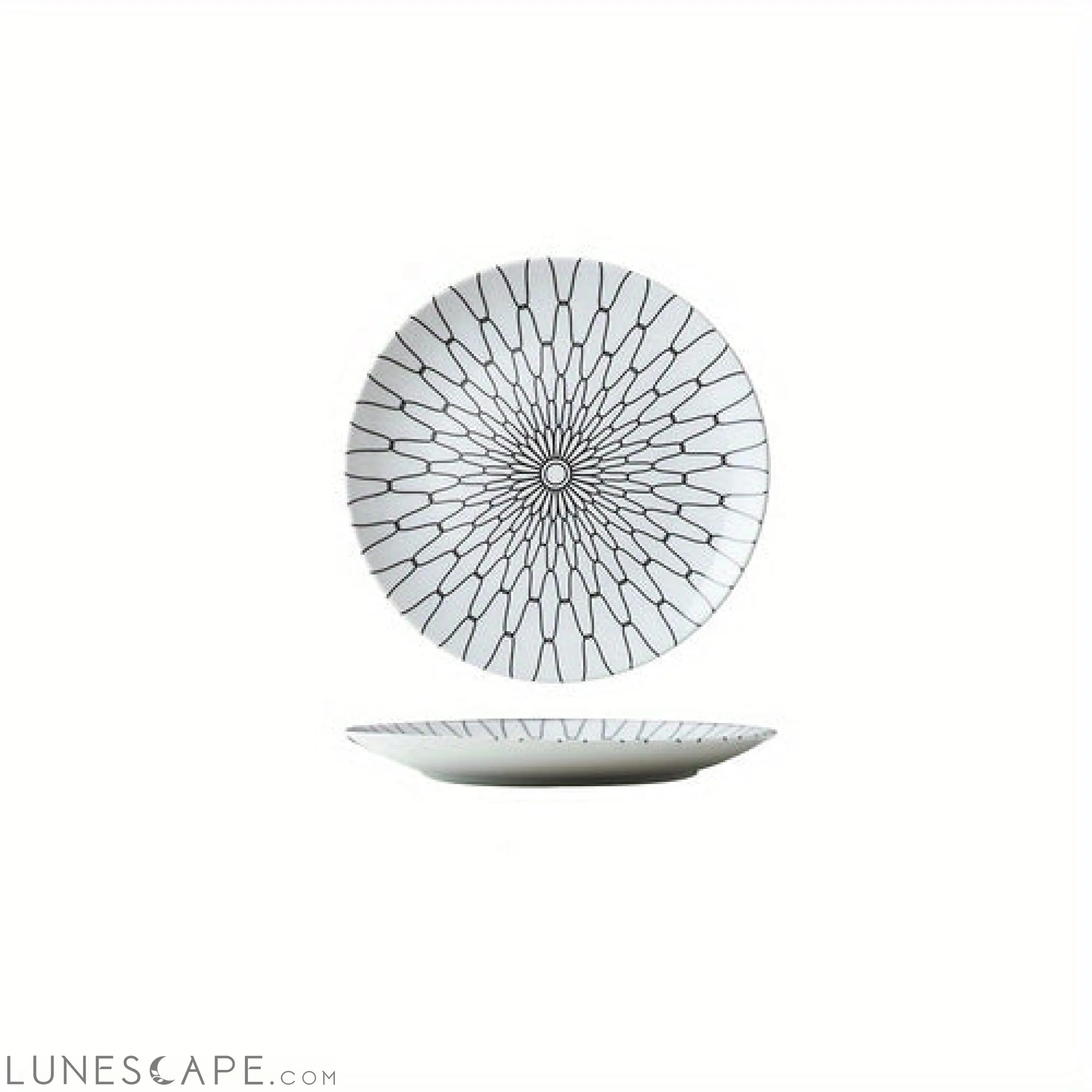 Elegant YearRound Ceramic Dinner Plate Set  4 Pieces