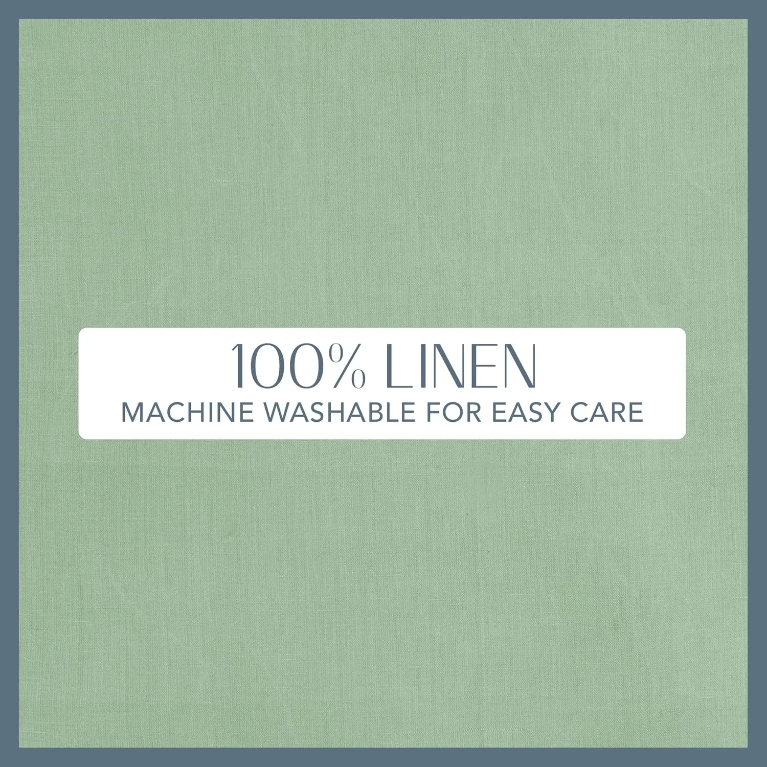 Elrene Home Fashions Villeroy & Boch La Classica Luxury Linen Fabric Napkin (Set of 4), 21"x21", Green