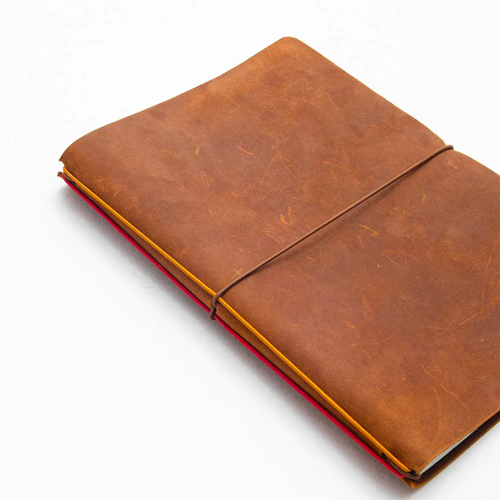 Endless Explorer Refillable Leather Regalia Paper Journal Brown