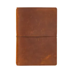 Endless Explorer Refillable Leather Regalia Paper Journal Brown