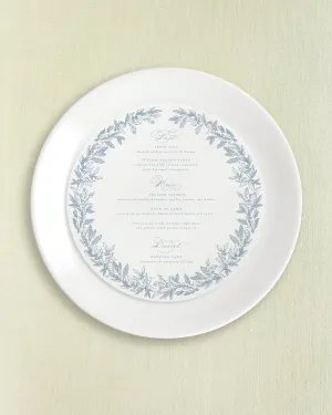 Eugenia Round Dinner Menus