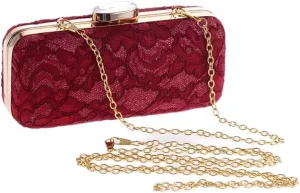 European and American Chain Shoulder Mesh Diamond Evening Banquet Bag Handheld Women's Bag
