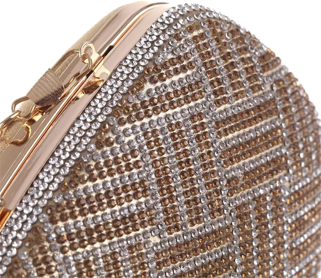 European and American Women's Clutch Bag Hard Box Small Square Bag Dinner Bag Shoulder Cross PU Bag(D)