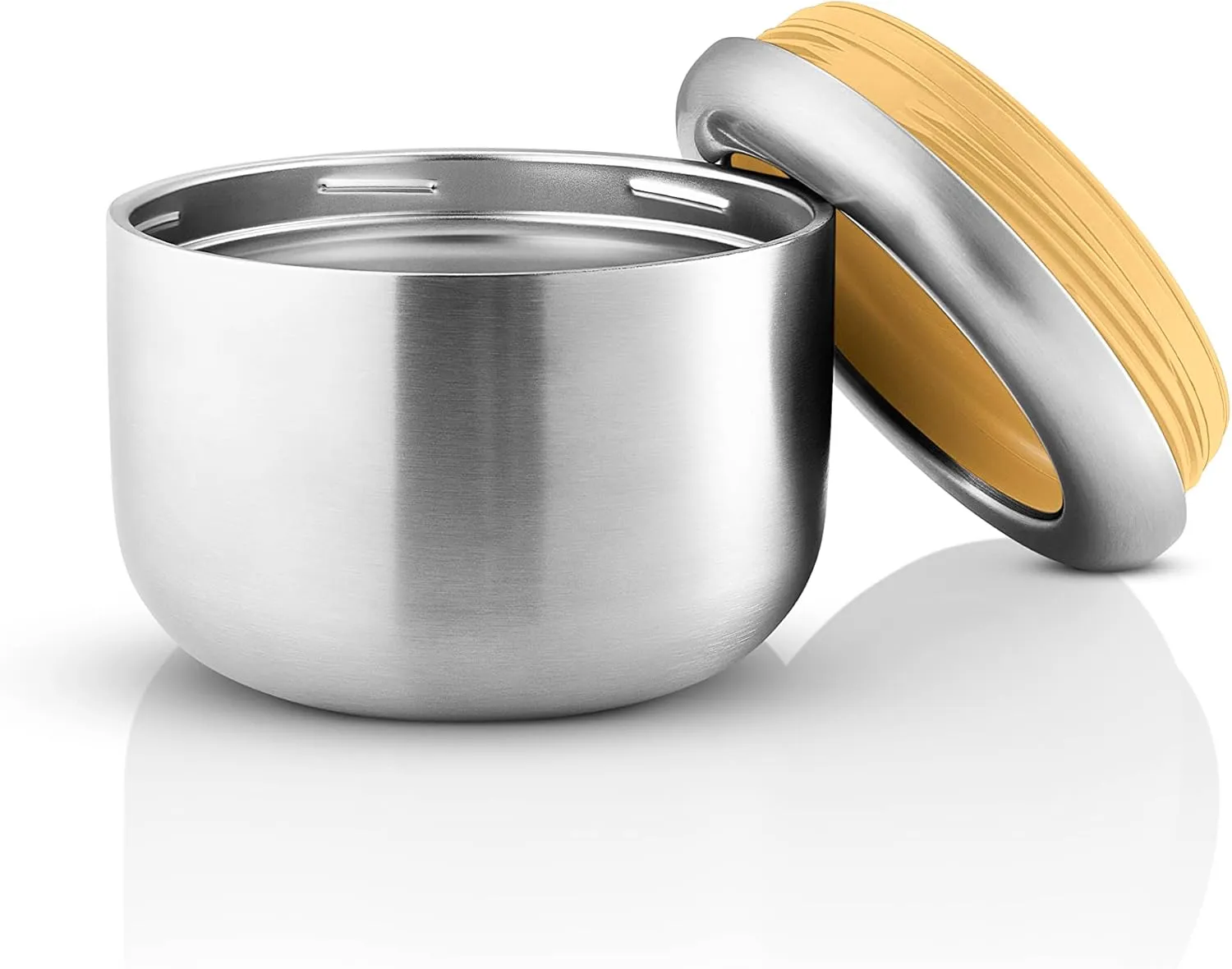 Eva Solo | To Go thermo mealbox 24oz | Practical To Go lunchbox with insulated bowl and double-walled lid to keep contents hot for up to 6 hours or cool for up to 12 hours | Golden sand