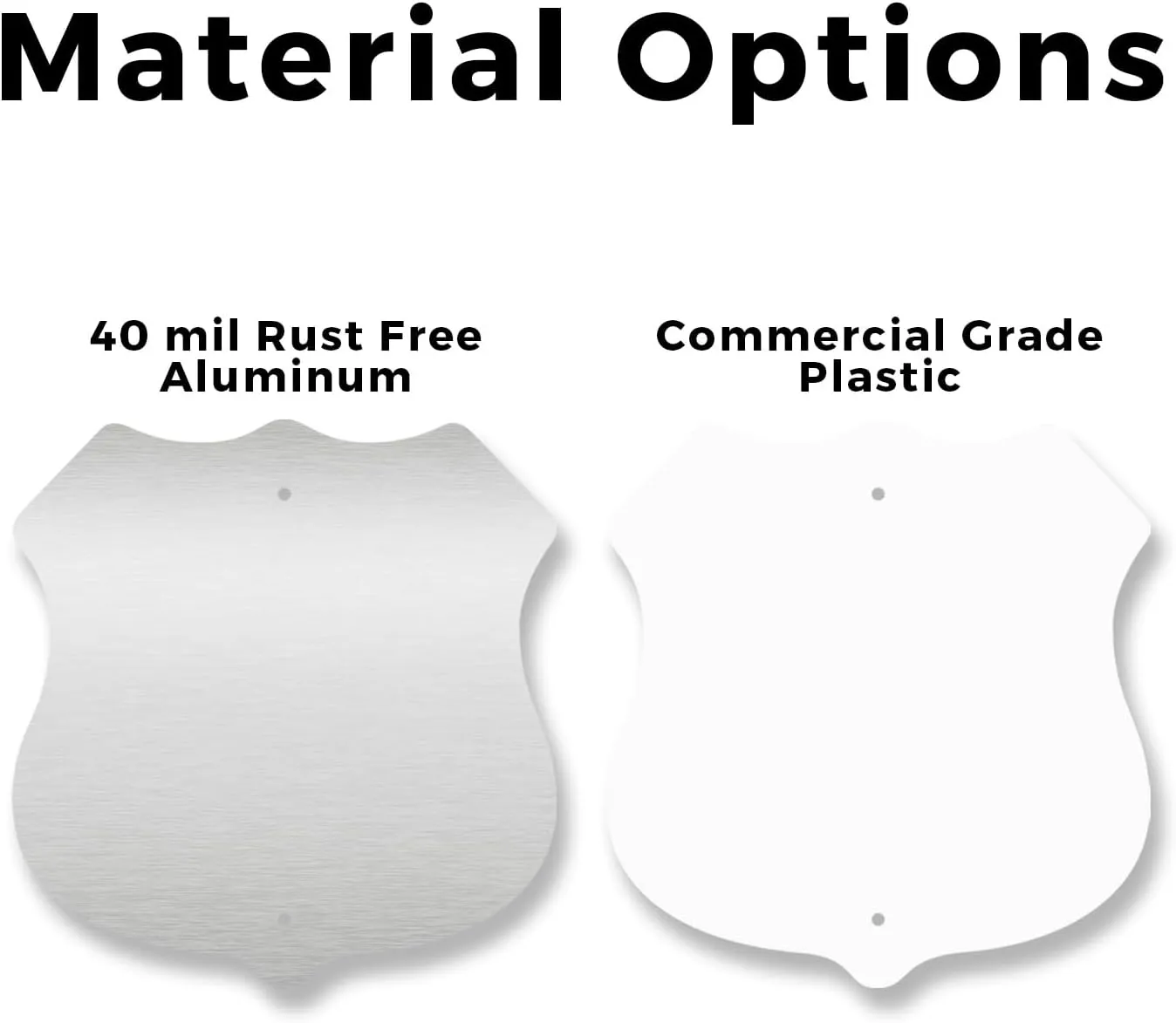 Expert Only Trail Ski Slope Up (10 Pack) 12 inch X 12 inch Shield Shaped Commercial Grade Plastic Signs with Aluminum Mounting Stakes Weather Resistant Made in the USA