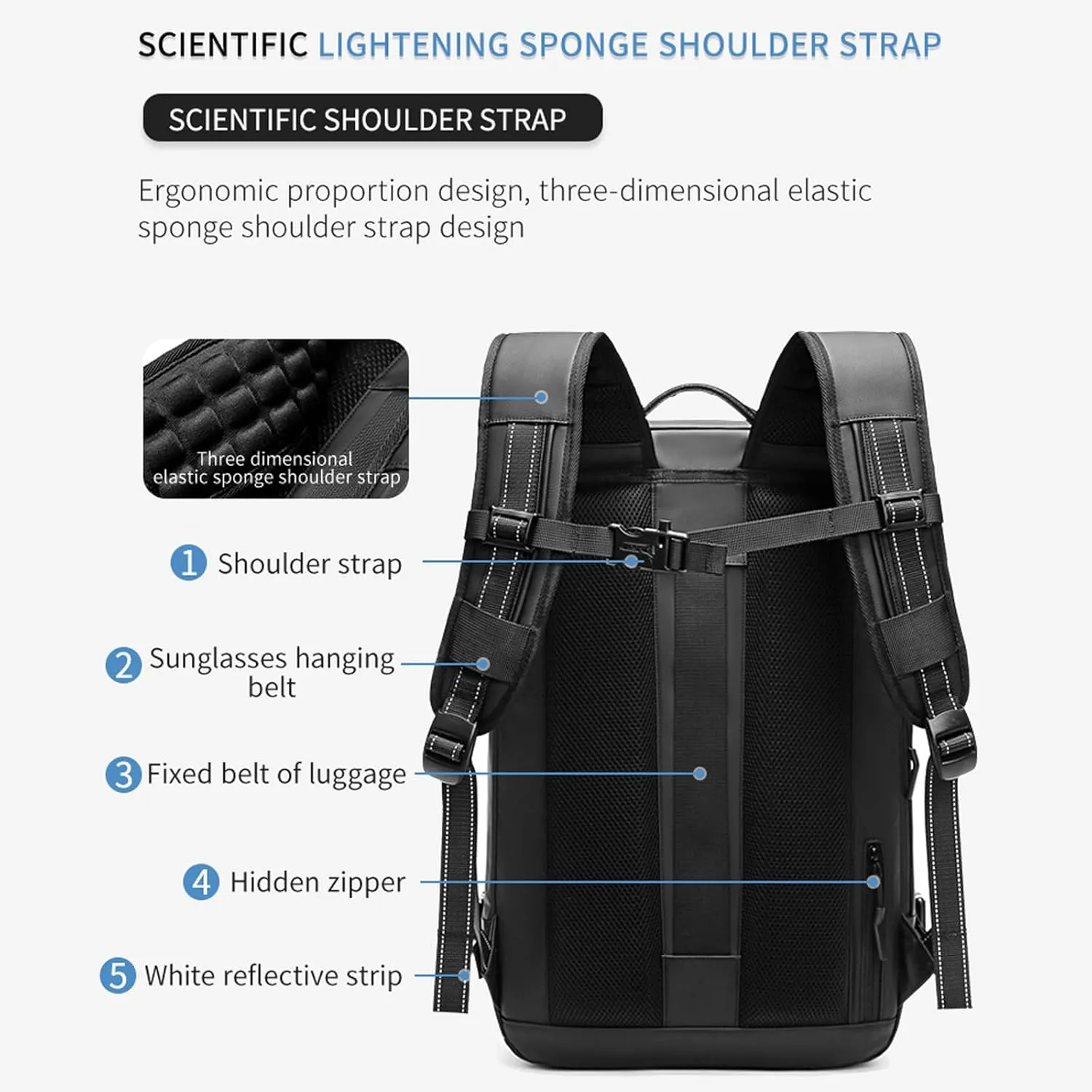 Ezy Vac Backpack,Ezyvac Vacuum Compression Travel Backpack,Large Capacity Expandable Waterproof Multifunctional Bag (Gray)