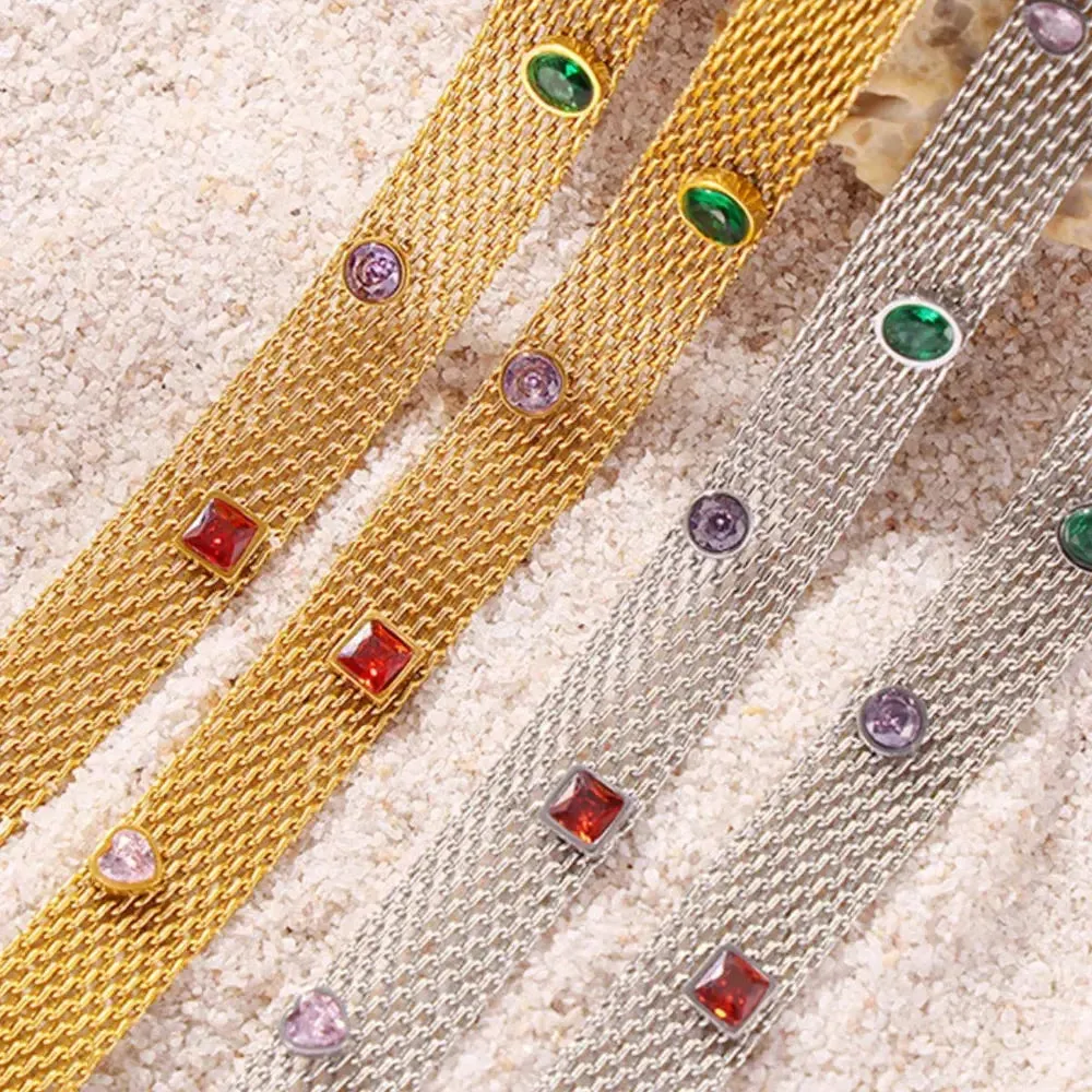 Fain | Titanium Steel Zircon Necklace