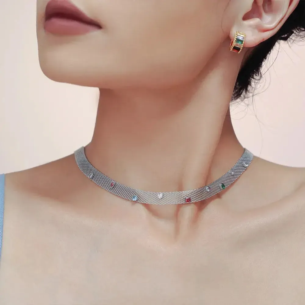 Fain | Titanium Steel Zircon Necklace