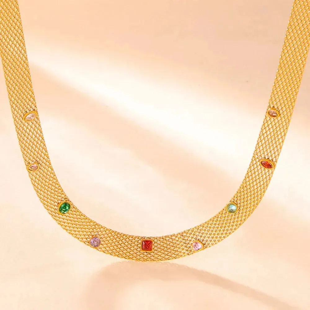 Fain | Titanium Steel Zircon Necklace