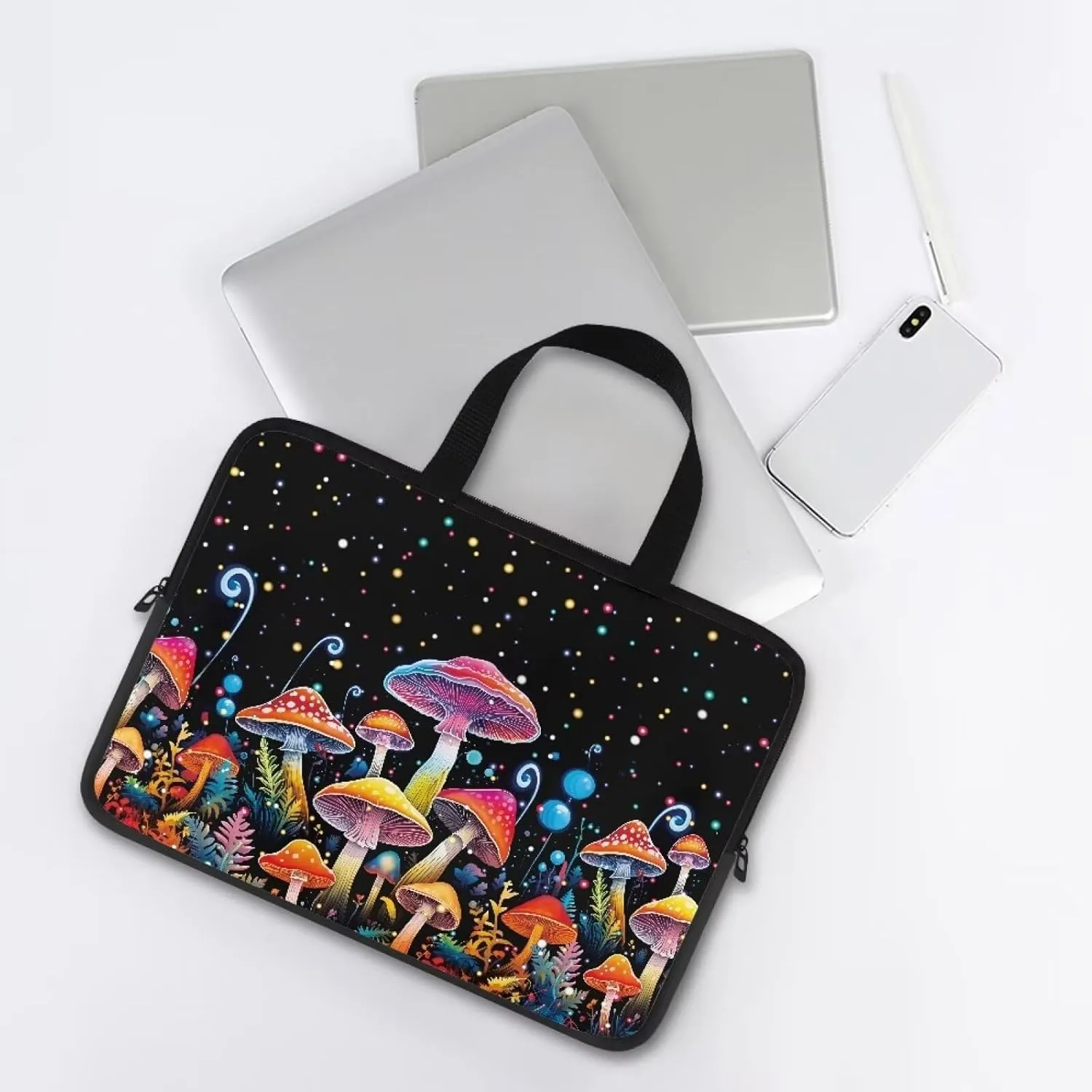 Fashion Laptop Bag for Women Cute Laptop Case Large Messenger Bag Laptop Work Tote for Laptop 15.6In Laptop