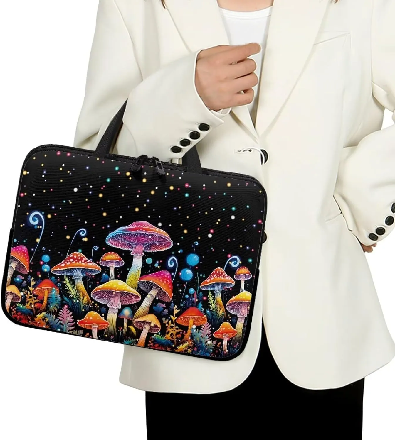 Fashion Laptop Bag for Women Cute Laptop Case Large Messenger Bag Laptop Work Tote for Laptop 15.6In Laptop