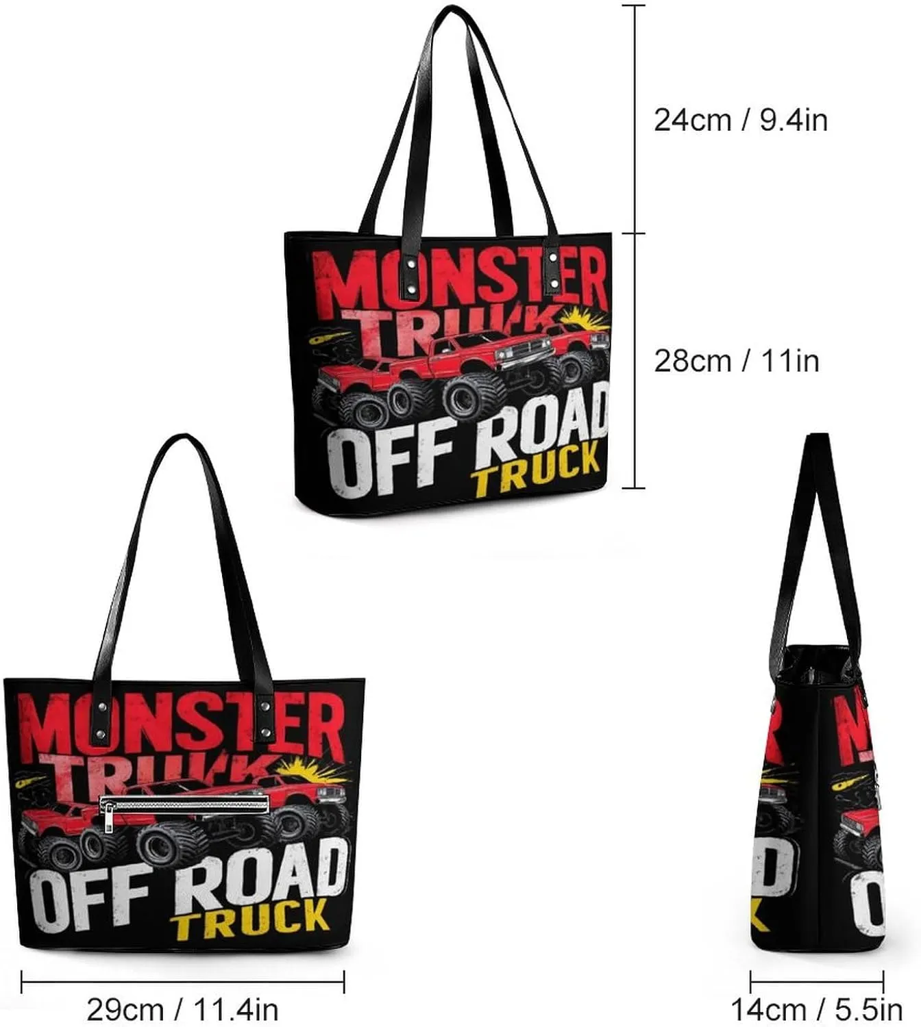 Fashionable Laptop Tote Bag For Women & Men, Large Work Commuter Bag