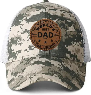 Fathers Day Best Dad Ever Hat Gifts for Dad from Daughter Son Papa Baseball Cap Birthday Gift