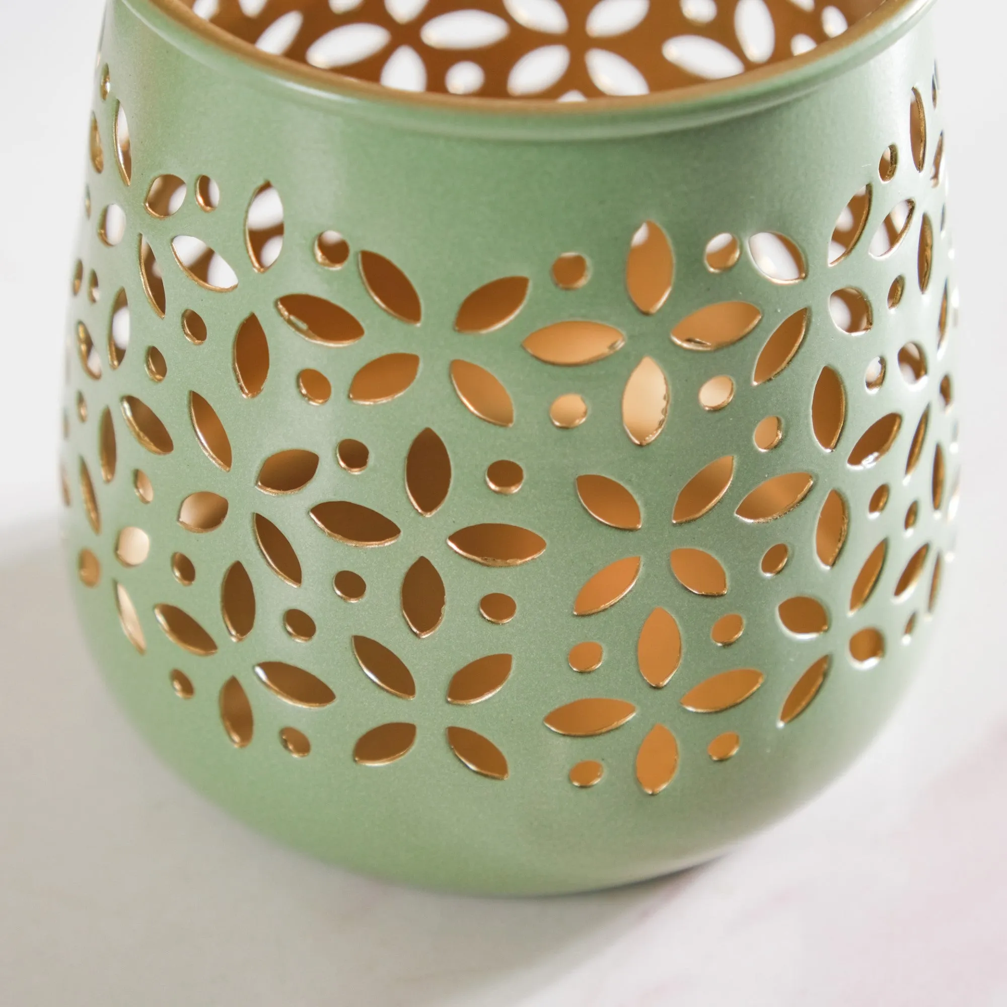 Festive Tealight Candle Holder Set Of 5