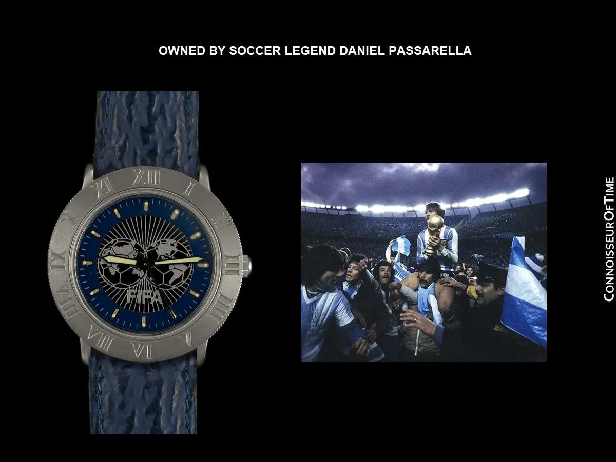 FIFA 1978 World Cup Watch - Owned by Soccer Legend Daniel Passarella