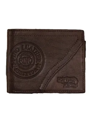 Fino HL-002/RYO Genuine Leather Rhino Wallet with SD Card Holder & Box