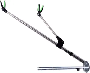 Fishing Rod Holder Bracket Telescoping Rod Holder Durable Stainless Steel for Anglers Random Color