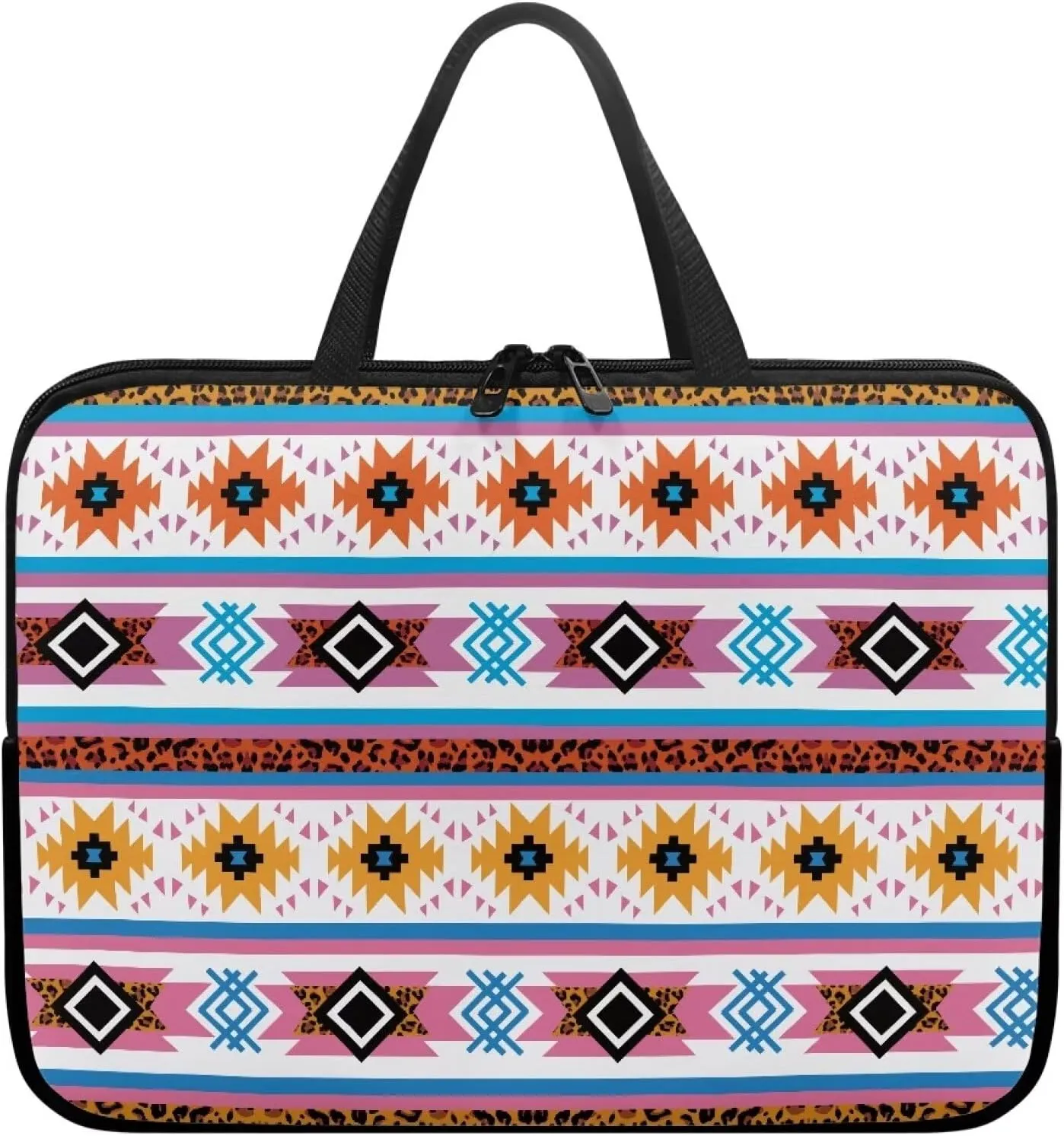 Floral Laptop Tote Bag 15.6" for Women，Fashion Laptop Bag with Handle Laptop Messenger Bag 17.3"