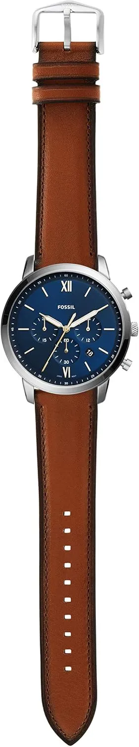 Fossil Men's Neutra Quartz Stainless Steel and Leather Chronograph Watch