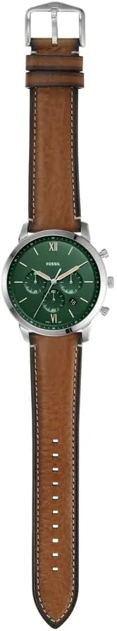 Fossil Men's Neutra Quartz Stainless Steel and Leather Chronograph Watch