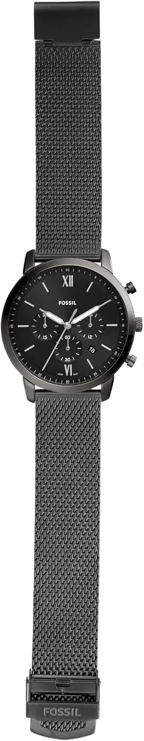Fossil Men's Neutra Quartz Stainless Steel and Leather Chronograph Watch