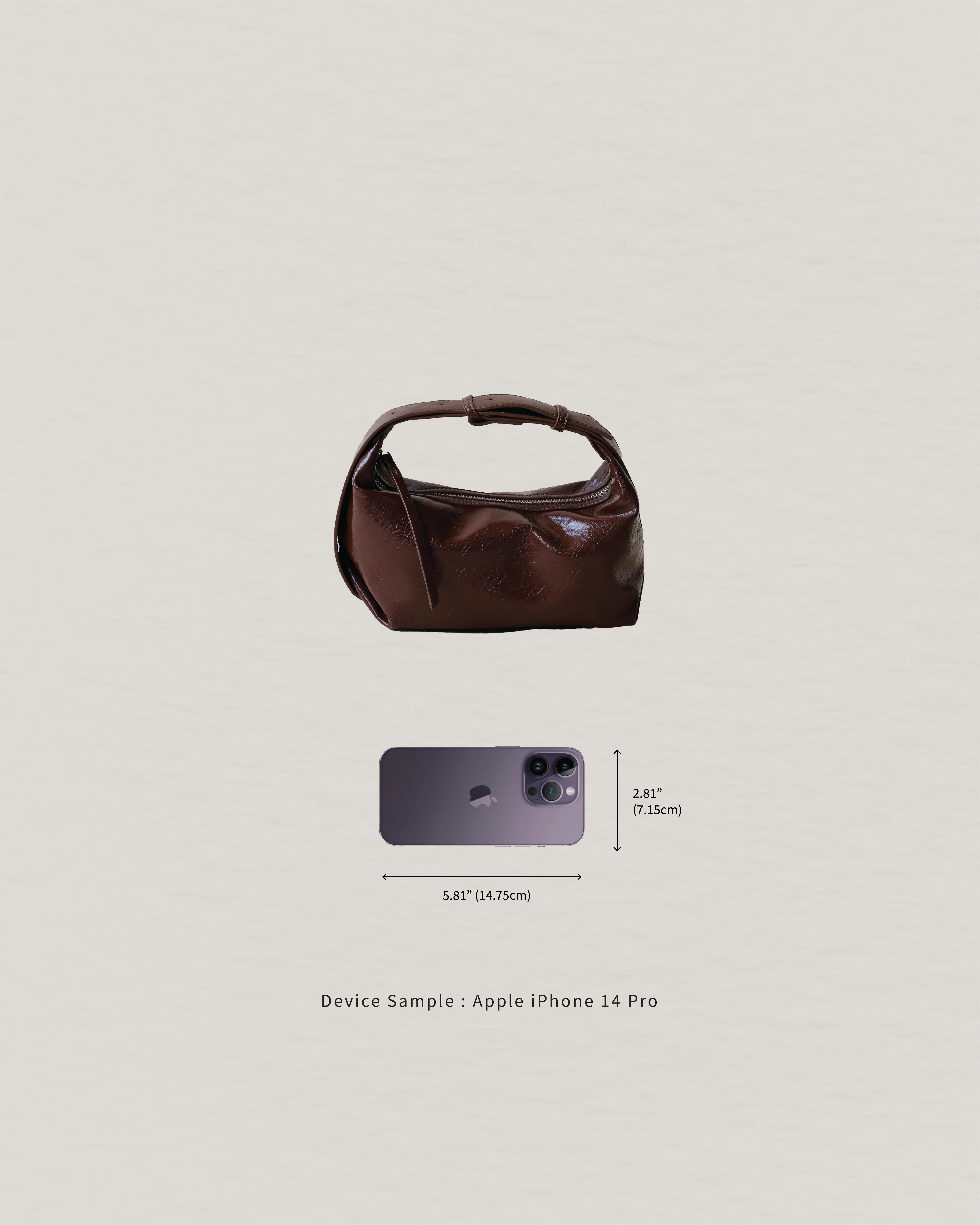 French Retro Lunch Box Bag In Coffee