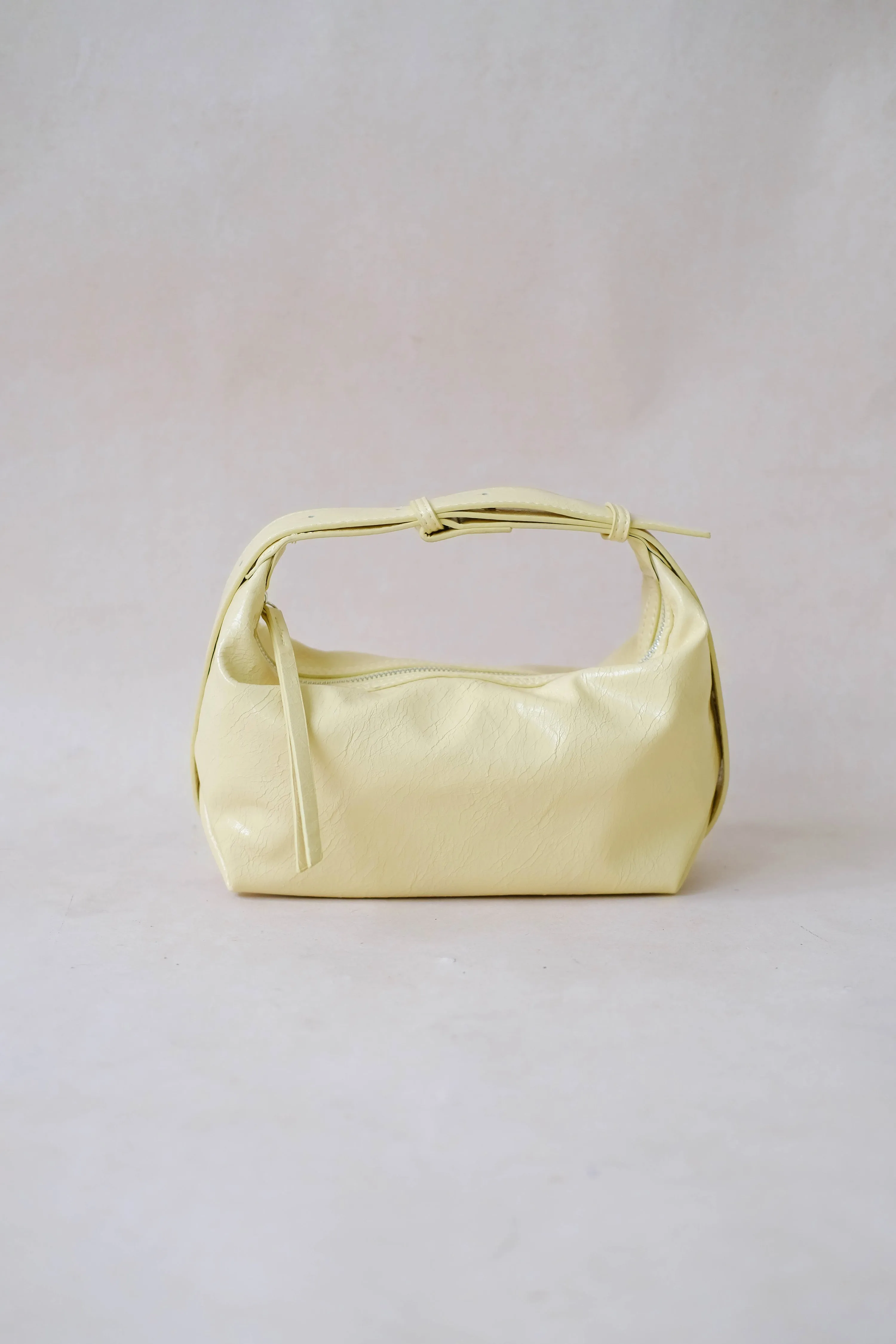 French Retro Lunch Box Bag In Macaroon Yellow