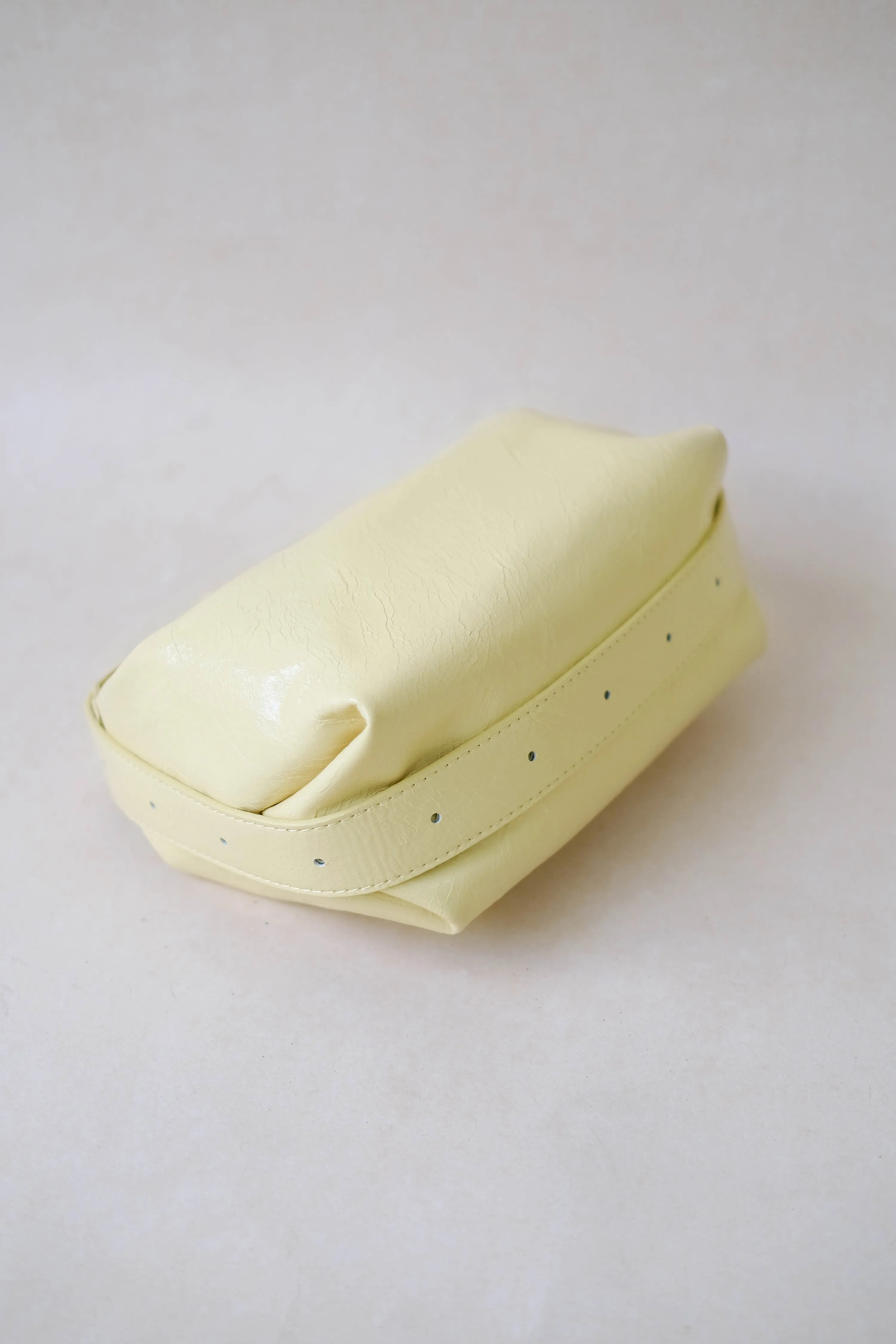 French Retro Lunch Box Bag In Macaroon Yellow